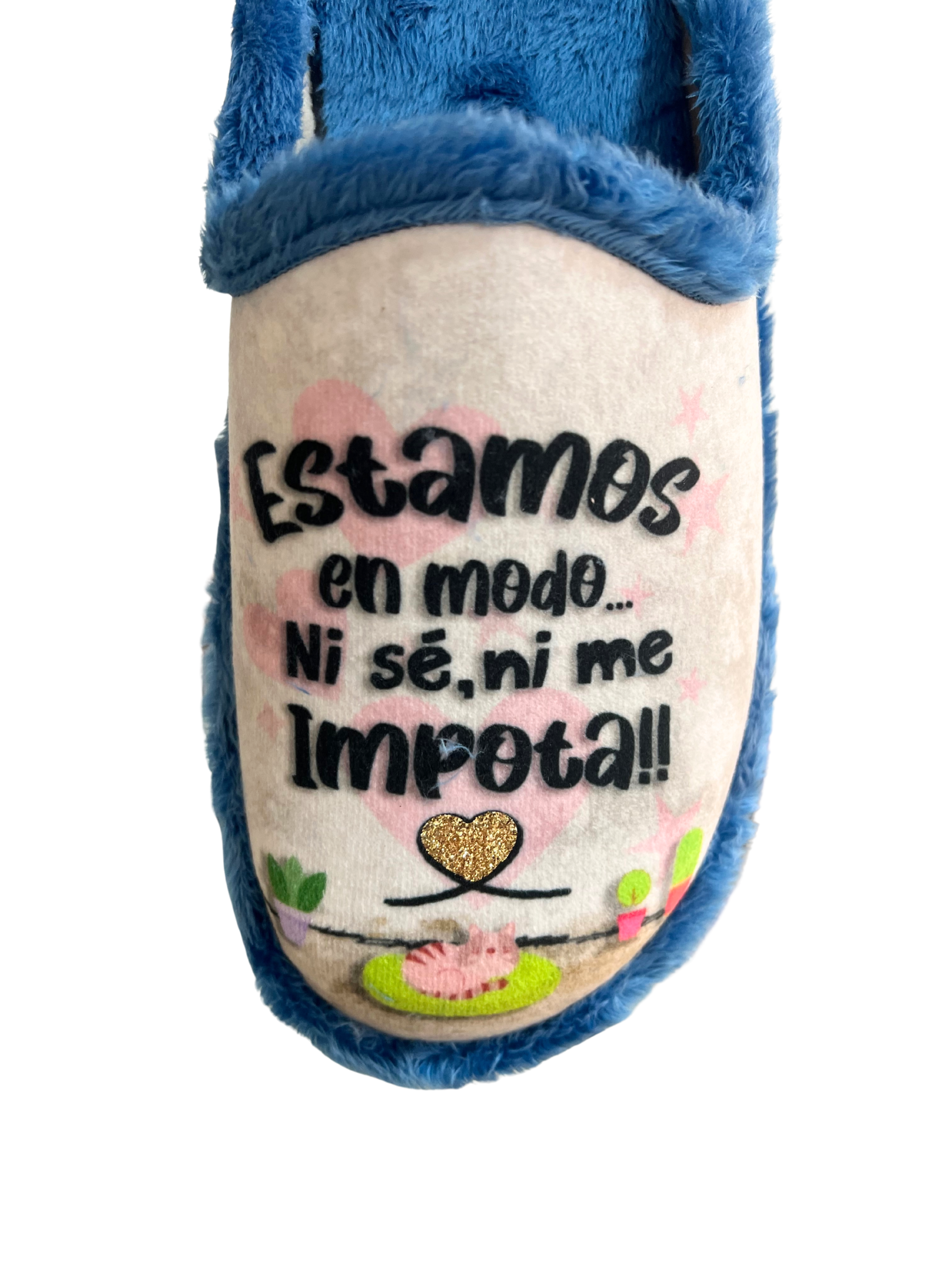 ZAPATILLA DE CASA MUJER MODO NO ME IMPORTA