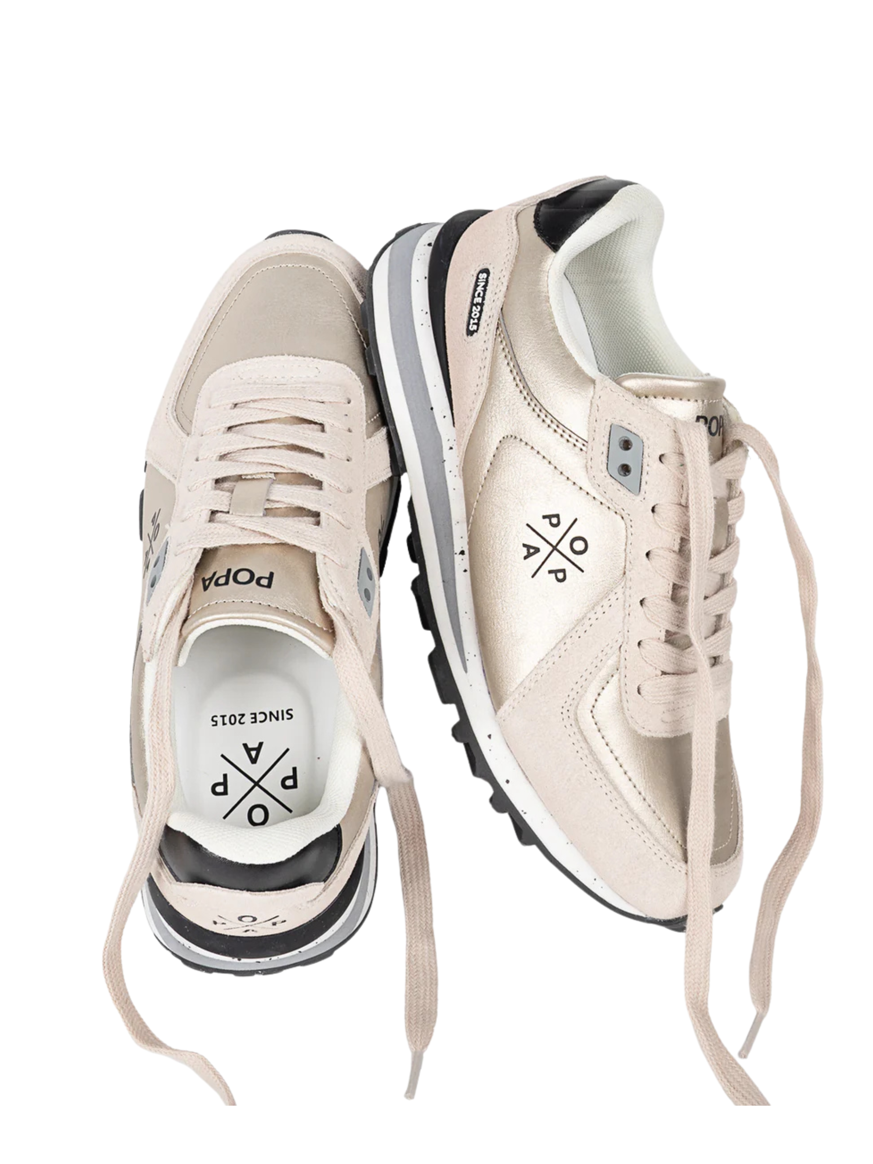 SNEAKERS POPA MUJER ORO LAMINADO DS53401103