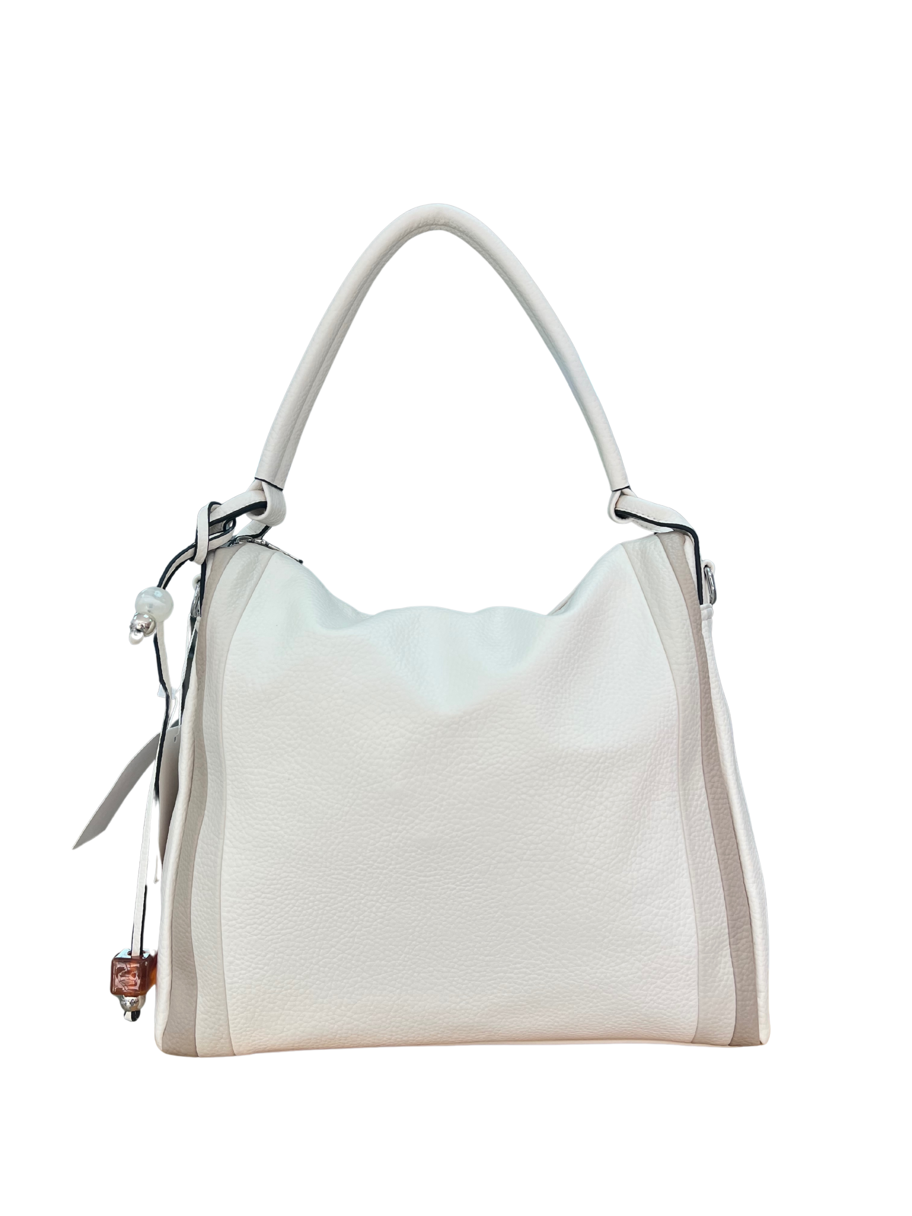 BOLSO HOBO BLANCO MINIMALISTA