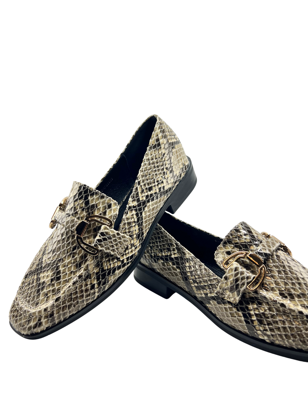 ZAPATO TACÓN BAJO SERPIENTE D'ANGELA DXF29023