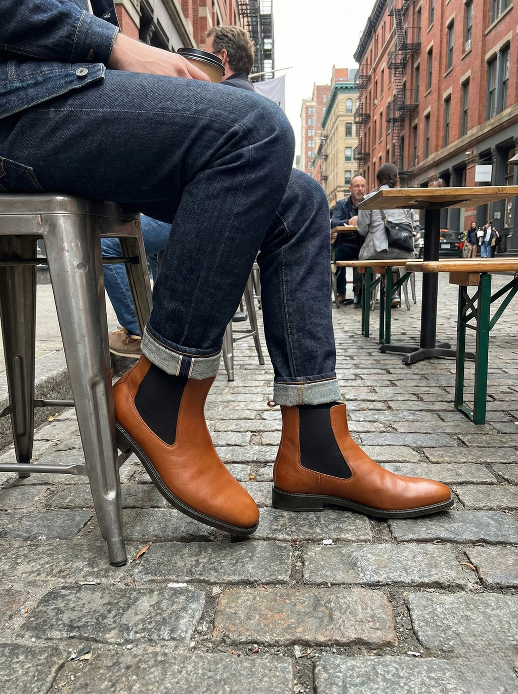 Botines Chelsea de Piel para Hombre