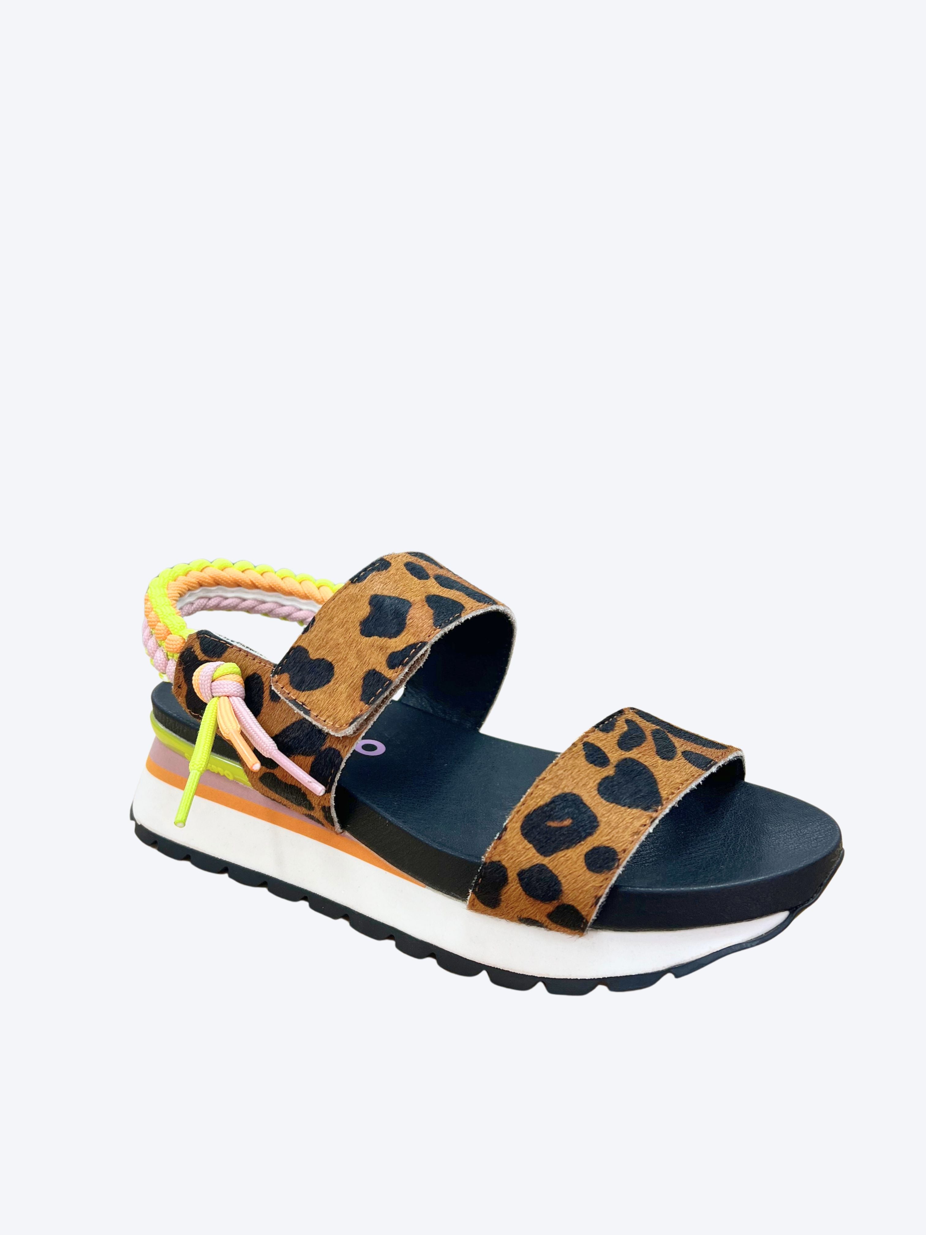 Sandalia Plataforma Leopardo Sport Gioseppo