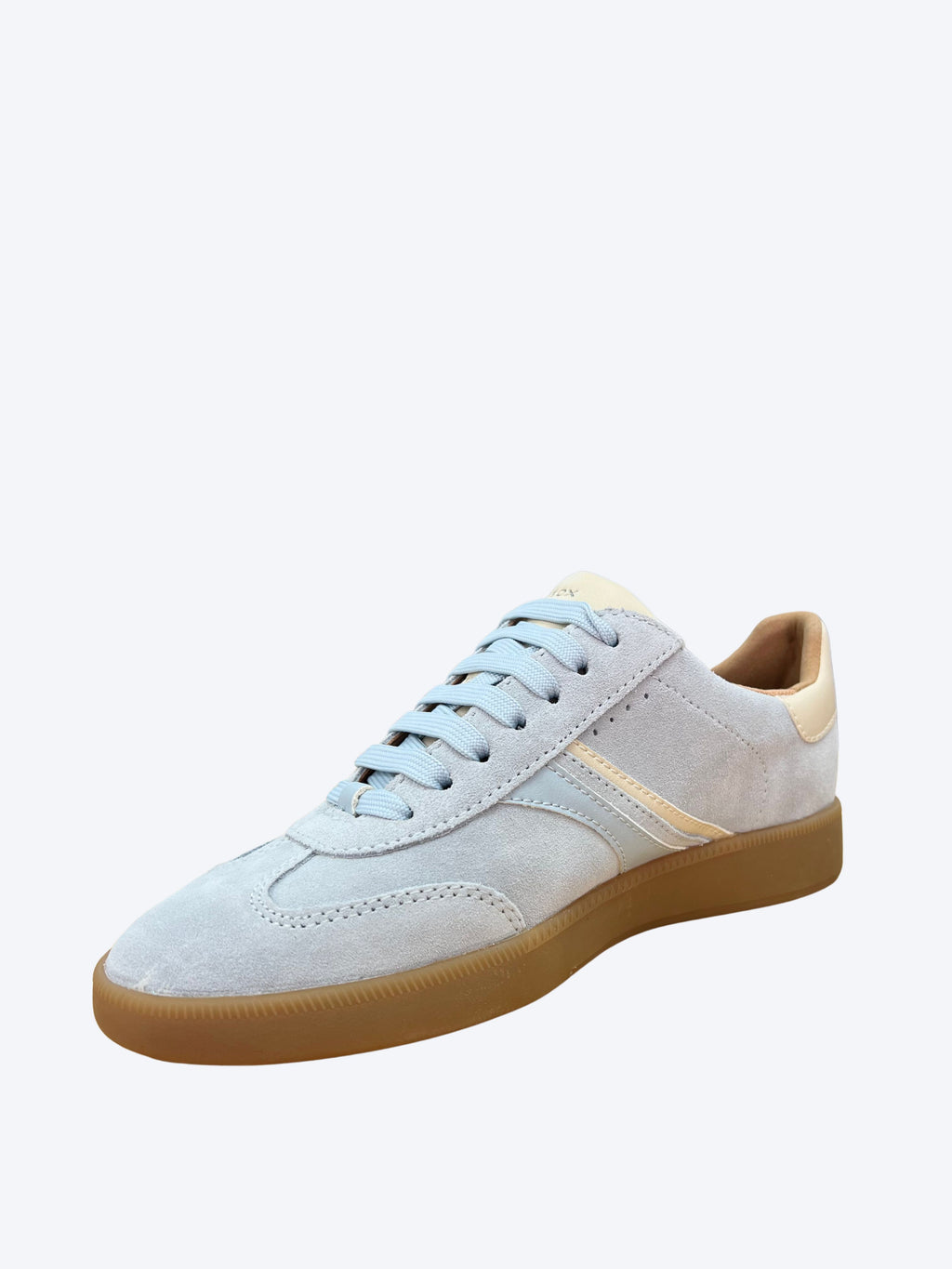 Zapatilla Geox Mujer Piel Azul