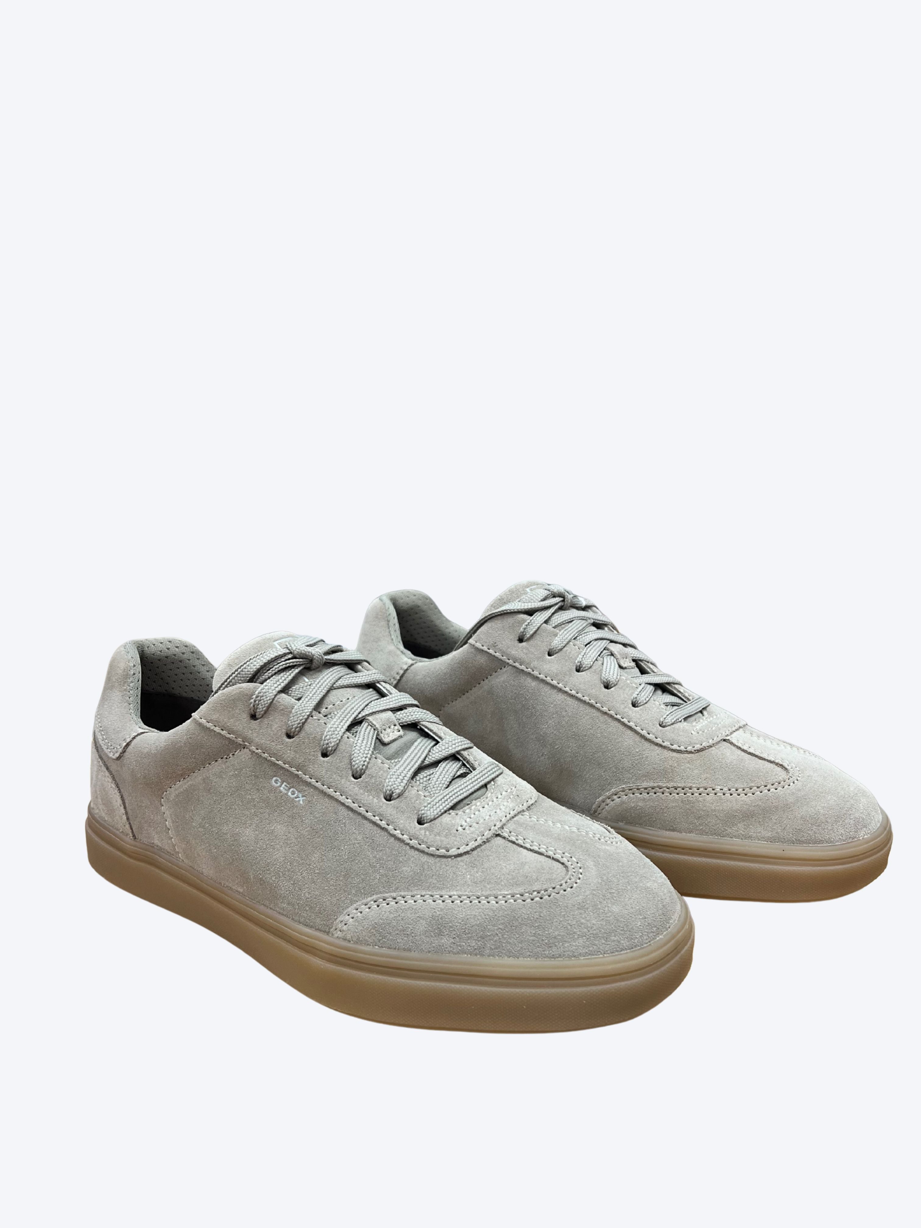 Zapatillas Geox para hombre de piel con estilo casual vistas de frente