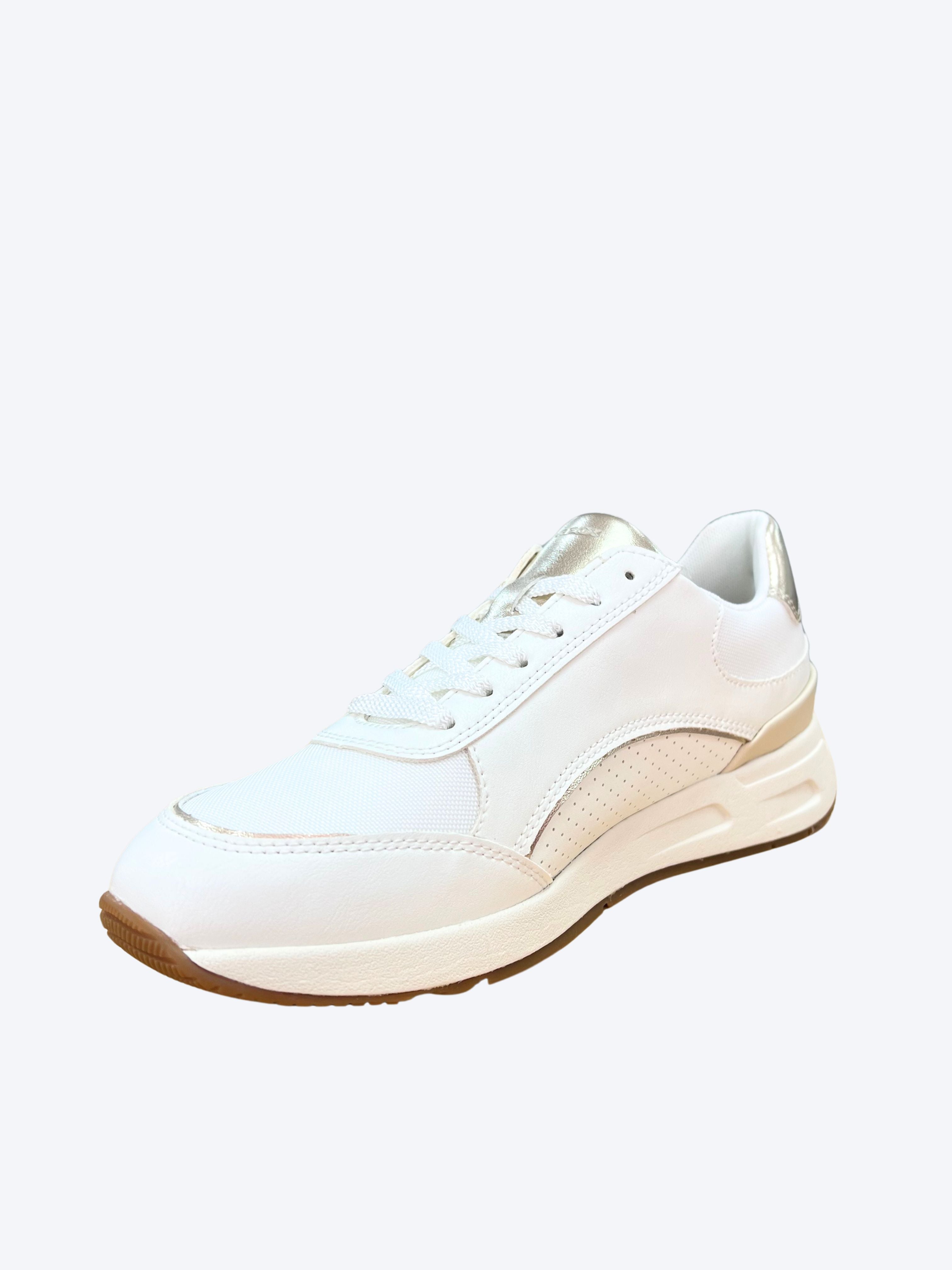 Zapatilla Geox Mujer Piel Cremallera Lateral