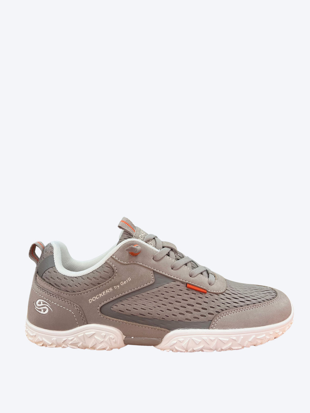 Zapato barefoot de hombre Dockers gris con malla transpirable y suela flexible